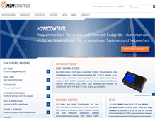 Tablet Screenshot of m2mcontrol.de